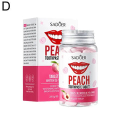 Sadoer 2 in 1 Solid Toothpaste Tablets 28.5g