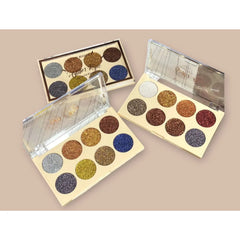 Miss Rose Glitter Magic Eyeshadow Palette - 8‑Color
