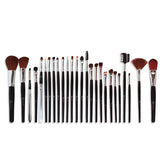 Glamorous Face 26 Piece Leather Brushset Pro.