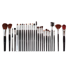 Glamorous Face 26 Piece Leather Brushset Pro.