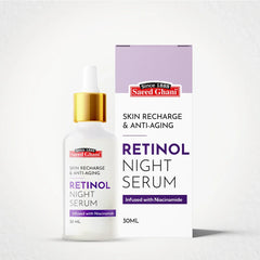 Saeed Ghani Retinol Skin Recharge & Anti-Aging Night Serum - 30ml