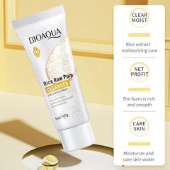Bioaqua Rice Raw Pulp Cleanser - 100g