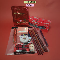 Pack Of 08 GLAM FIX DEAL – Complete Makeup Essentials Kit