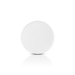 Glamorous Face Puff Round White New