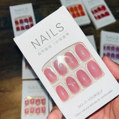 Stylish Artifical Nails With Free sticker (24 Pcs)