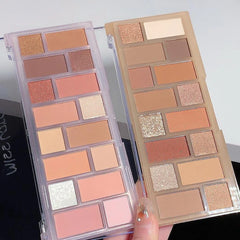 Miss Lara Fluorescent Eyeshadow Palette - 16 Colors