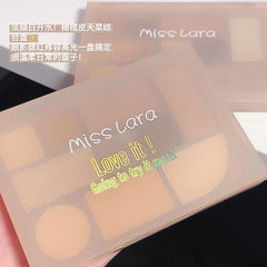 Miss Lara 10 Color Contouring Eyeshadow Face Highlighter