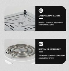 RAF Electric Stove Dual Burner Hot Plate