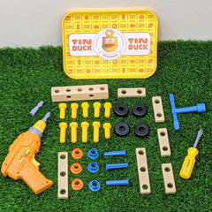 Electric Drill & Build Toy Set