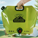 8L Foldable with Tap – Reusable for Camping, Trekking, Festivals & Events
