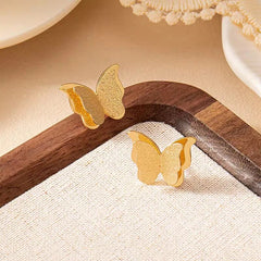 Stainless steel Butterfly earring - Each