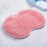2in1 Silicone Bath Foot and Back Scrubber