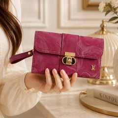 Womens Marble Pattern Clutch Bag