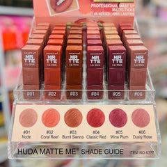 Huda Matte Me Matte Lipstick