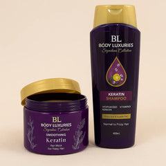 Body Luxuries 2 in 1 Keratin Deal Shampoo - 400ml + Mask - 300gm