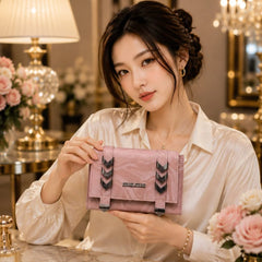 MinMala Glossy Marble Pattern Wristlet Clutch