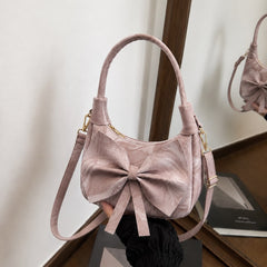 Bow Style Cross Body Bag For Girls