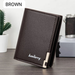 Baoilorry Leather Slim Bifold Wallet
