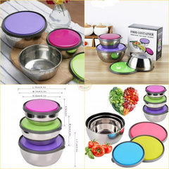 Stainless Steel Food Storage Box Airtight - 3 Pcs