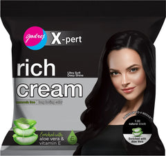 Godrej Expert Rich Creme Hair Color 1.00 Natural Black Made In Pakistan