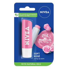 Nivea Soft Rose Lip Care - 4.8g