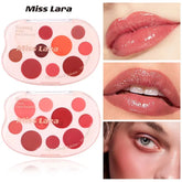 Miss Lara Aesthetic Lip & Cheek Cream - 10 Colors Palette