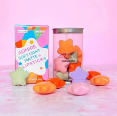 Beauty Glelanzi 8pcs Mini Star Shape Velvet Lipstick Long-lasting Waterproof