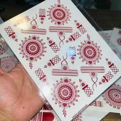 Simple Aesthetic Full Hand Sticker Tatto Mehndi