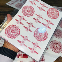 Simple Aesthetic Full Hand Sticker Tatto Mehndi