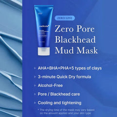 Medicube Zero Pore Blackhead Mud Mask - 100g - Free Applicator