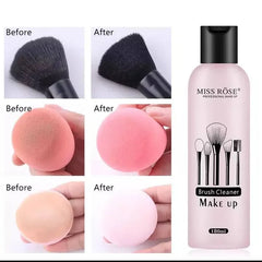 MISS ROSE New Professional Sponge Puff & Makeup Brush Cleaner - 180ml