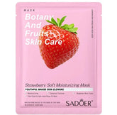 1Sadoer Botany And Fruits Strawberry Moisturizing Face Sheet Mask - 25g