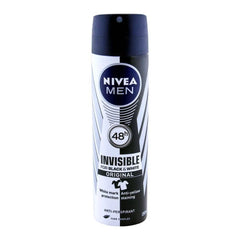 Nivea Men 48H Invisible Original Deodorant Spray, For Black & White - 150ml
