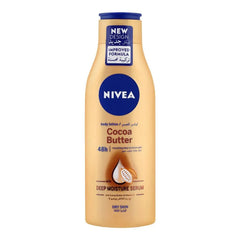 NIVEA Cocoa Butter Dry Skin Body Lotion with Deep Moisture Serum