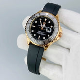 Rolex Submariner Gold Black Water Resistant Watch