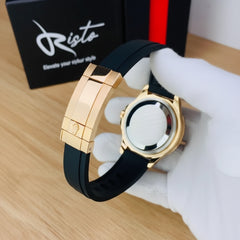 Rolex Submariner Gold Black Water Resistant Watch