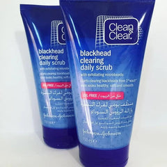 Clean & Clear Blackhead Clearing Daily Face Scrub, Oil Free - 150ml