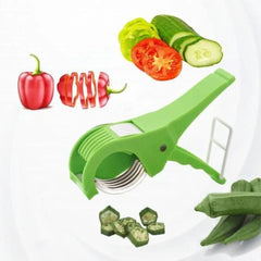 5-Blade Multi Vegetable Cutter – Stainless Steel Fruit & Vegetable Slicer - Each