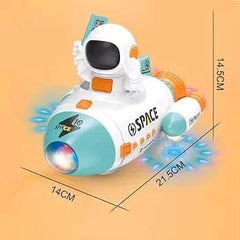 Robot Rocket Colorful Lights and Musical Toy for Kids