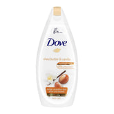 Dove Shea Butter & Vanilla Body Wash, Sulfate Free - 450ml