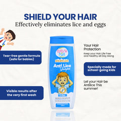Cutish Anti Lice Shampoo For Kids - 200ml