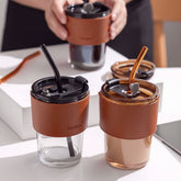 Coffee Cup With Straw - 400ml