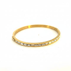 Zircon Gold Color Bangle - Each