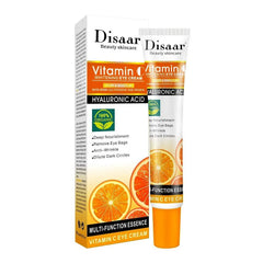 Disaar Vitamin C Whitening Eye Cream with Hyaluronic Acid - 25ml