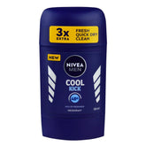 Nivea Men 48 Hour Kick Of Freshness Cool Kick Deodorant Stick, For Men - 50ml