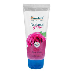 Himalaya Natural Glow Rose Face Wash, For All Skin Types, Removes Impurities and Dullness