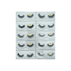 Glamorous Face 12D Mink Hair Eyelashes 10 Pieces GF 8068
