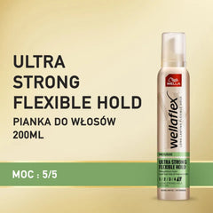 Wella Wellaflex Flexible Ultra Strong Hold Mousse