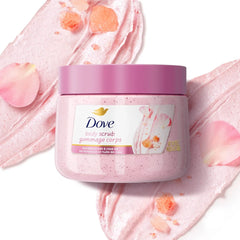 Dove Exfoliating Body Scrub in Himalayan Salt & Rose Oil - 425g