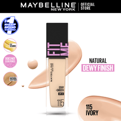 Original Maybelline New York Fitme Dewy & Smooth Liquid Foundation